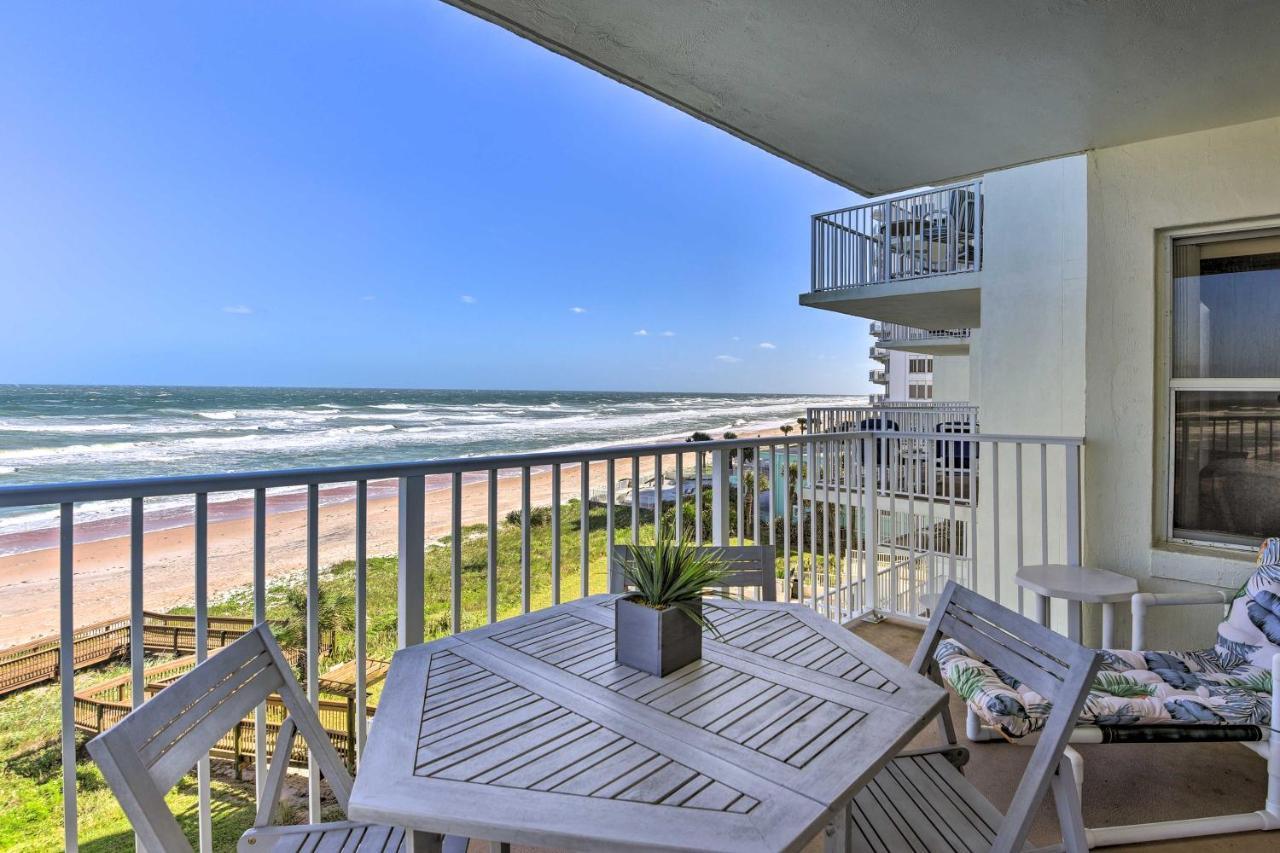 Oceanfront Retreat With Pool Steps To Ormond Beach Apartment ภายนอก รูปภาพ